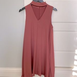 Open neck dress